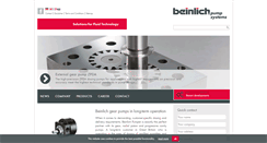 Desktop Screenshot of beinlich-pumps.com
